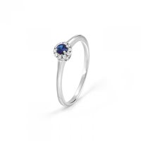 Anello Bliss Donna in Oro bianco Zaffiro 0.14 Ct 20092719 - 20092719